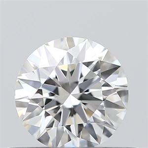 Picture of 0.40 Carats, Round with Excellent Cut, F Color, VVS2 Clarity and Certified by GIA