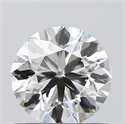 0.70 Carats, Round with Very Good Cut, H Color, SI1 Clarity and Certified by GIA