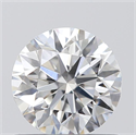 0.70 Carats, Round with Excellent Cut, E Color, SI1 Clarity and Certified by GIA