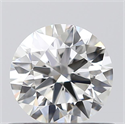 0.53 Carats, Round with Excellent Cut, G Color, VS1 Clarity and Certified by GIA