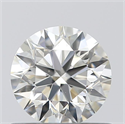 0.60 Carats, Round with Excellent Cut, H Color, VS2 Clarity and Certified by GIA