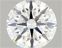 Lab Created Diamond 1.19 Carats, Round with ideal Cut, D Color, vvs1 Clarity and Certified by IGI