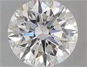 0.70 Carats, Round with Excellent Cut, D Color, IF Clarity and Certified by GIA