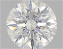 0.50 Carats, Round with Excellent Cut, H Color, SI1 Clarity and Certified by GIA