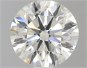0.70 Carats, Round with Excellent Cut, J Color, VS2 Clarity and Certified by GIA
