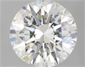 1.31 Carats, Round with Excellent Cut, I Color, VVS2 Clarity and Certified by GIA