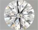 0.58 Carats, Round with Excellent Cut, I Color, VS2 Clarity and Certified by GIA