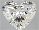 0.54 Carats, Heart G Color, IF Clarity and Certified by GIA