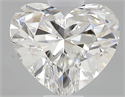 0.44 Carats, Heart G Color, IF Clarity and Certified by GIA