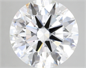 Lab Created Diamond 5.03 Carats, Round with excellent Cut, F Color, vs1 Clarity and Certified by GIA