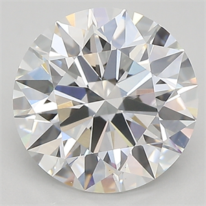 Picture of Lab Created Diamond 2.36 Carats, Round with ideal Cut, G Color, vs1 Clarity and Certified by IGI