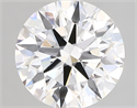 Lab Created Diamond 2.28 Carats, Round with ideal Cut, F Color, vvs2 Clarity and Certified by IGI