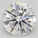 Lab Created Diamond 2.26 Carats, Round with ideal Cut, F Color, vvs2 Clarity and Certified by IGI