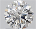 0.62 Carats, Round with Excellent Cut, G Color, VS2 Clarity and Certified by GIA