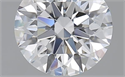 1.08 Carats, Round with Excellent Cut, D Color, VVS1 Clarity and Certified by GIA