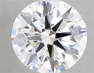 Picture of Lab Created Diamond 2.05 Carats, Round with ideal Cut, D Color, vs1 Clarity and Certified by IGI