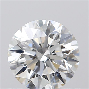 Picture of 0.51 Carats, Round with Excellent Cut, D Color, VVS2 Clarity and Certified by GIA