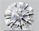 0.52 Carats, Round with Excellent Cut, D Color, VS2 Clarity and Certified by GIA