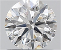 0.70 Carats, Round with Excellent Cut, F Color, SI2 Clarity and Certified by GIA