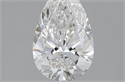 1.30 Carats, Pear F Color, SI1 Clarity and Certified by GIA