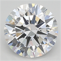 Lab Created Diamond 2.01 Carats, Round with excellent Cut, D Color, vs1 Clarity and Certified by IGI