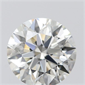 0.53 Carats, Round with Excellent Cut, J Color, VVS1 Clarity and Certified by GIA