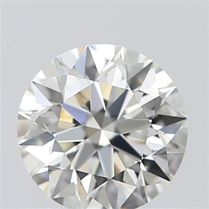Picture of 0.53 Carats, Round with Excellent Cut, J Color, VVS1 Clarity and Certified by GIA