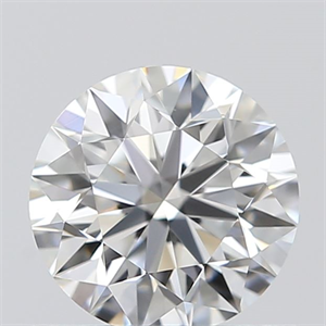 Picture of 0.55 Carats, Round with Excellent Cut, E Color, VVS2 Clarity and Certified by GIA