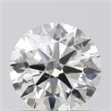 0.54 Carats, Round with Excellent Cut, G Color, SI2 Clarity and Certified by GIA