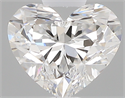 0.40 Carats, Heart E Color, VVS2 Clarity and Certified by GIA