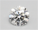 Lab Created Diamond 0.74 Carats, Round with ideal Cut, D Color, vs2 Clarity and Certified by IGI