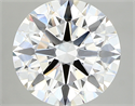 Lab Created Diamond 3.02 Carats, Round with ideal Cut, E Color, vs1 Clarity and Certified by IGI