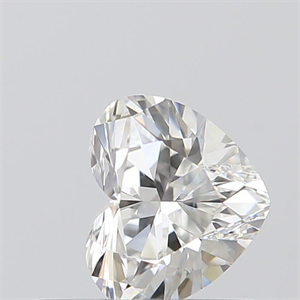 Picture of 0.40 Carats, Heart F Color, VVS2 Clarity and Certified by GIA