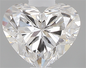 Picture of 0.40 Carats, Heart D Color, VVS1 Clarity and Certified by GIA