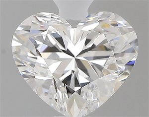 Picture of 0.40 Carats, Heart E Color, VVS1 Clarity and Certified by GIA