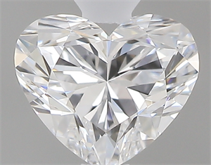 Picture of 0.40 Carats, Heart D Color, VVS2 Clarity and Certified by GIA