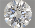 0.51 Carats, Round with Excellent Cut, J Color, VS2 Clarity and Certified by GIA