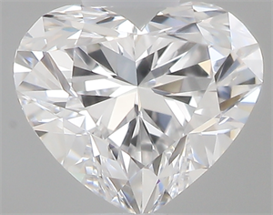 Picture of 0.41 Carats, Heart D Color, VVS1 Clarity and Certified by GIA