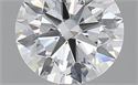 0.80 Carats, Round with Excellent Cut, D Color, SI1 Clarity and Certified by GIA