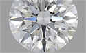 0.71 Carats, Round with Excellent Cut, G Color, IF Clarity and Certified by GIA