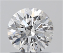 0.70 Carats, Round with Excellent Cut, D Color, VS2 Clarity and Certified by GIA