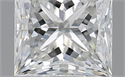 1.09 Carats, Princess H Color, VS1 Clarity and Certified by GIA