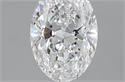 1.50 Carats, Oval E Color, VS2 Clarity and Certified by GIA