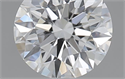 0.71 Carats, Round with Excellent Cut, E Color, VVS2 Clarity and Certified by GIA