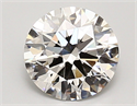 Lab Grown Diamond 1.85 Carats, Round with ideal Cut, E Color, vvs2 Clarity and Certified by IGI