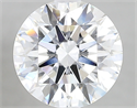 Del inventario de diamantes de laboratorio, 3.09 quilates, Redondo , Color E, claridad vvs2 y certificado IGI