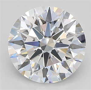 Foto Del inventario de diamantes de laboratorio, 2.44 quilates, Redondo , Color D, claridad vvs2 y certificado IGI de