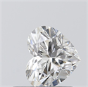 0.51 Carats, Heart F Color, VS1 Clarity and Certified by GIA