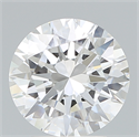 Lab Created Diamond 3.02 Carats, Round with Excellent Cut, E Color, VVS2 Clarity and Certified by IGI