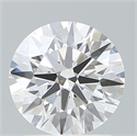 Lab Created Diamond 1.52 Carats, Round with Ideal Cut, D Color, VS1 Clarity and Certified by IGI